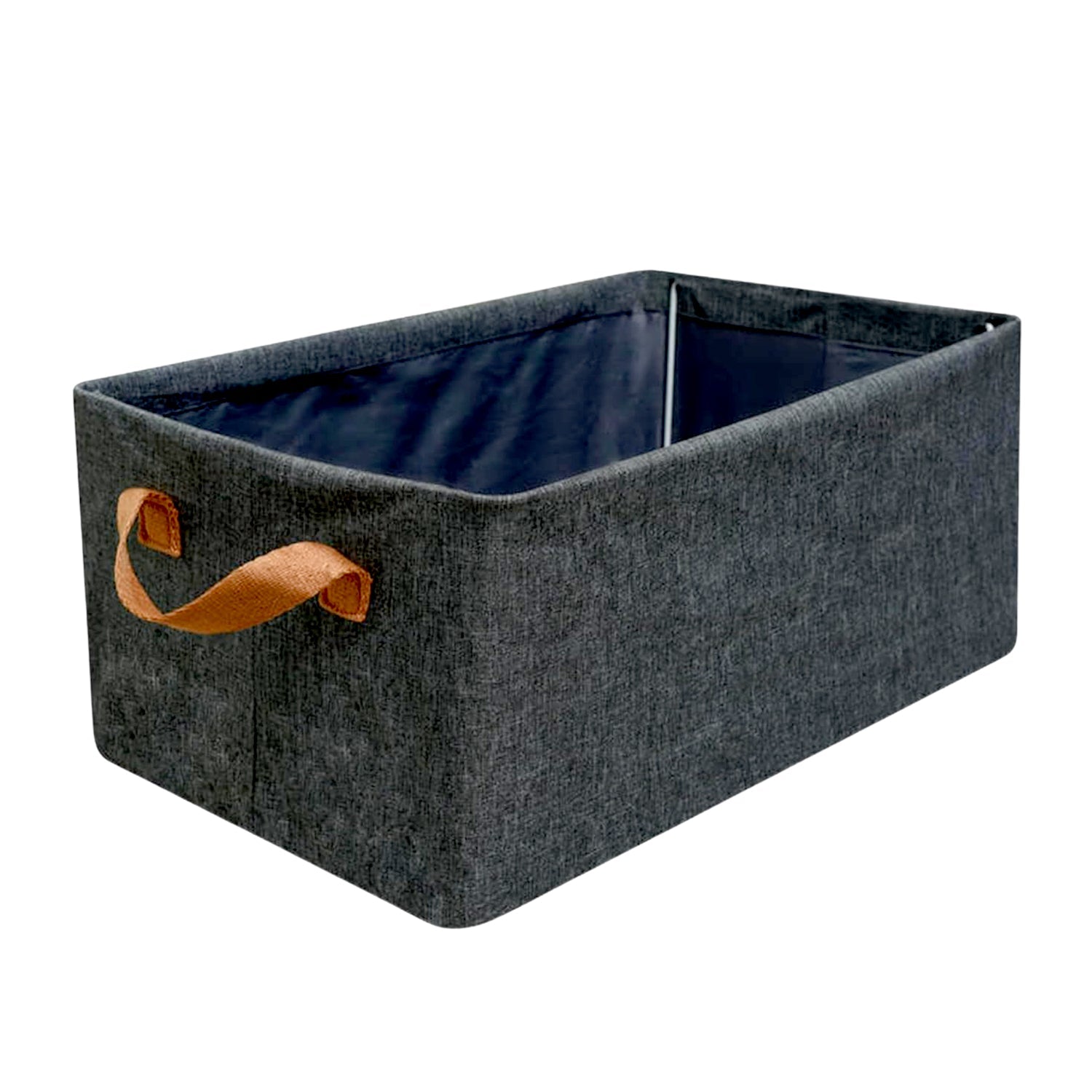 12627 FOLDABLE STORAGE BOX WITH LID AND HANDLES, COTTON AND LINEN STORAGE BINS AND BASKETS ORGANIZER FOR NURSERY, CLOSET, BEDROOM, HOME (45 Cm) 12627 FOLDABLE STORAGE BOX WITH LID AND HANDLES, COTTON AND LINEN STORAGE BINS AND BASKETS ORGANIZER FOR NURSERY, CLOSET, BEDROOM, HOME (45 Cm)